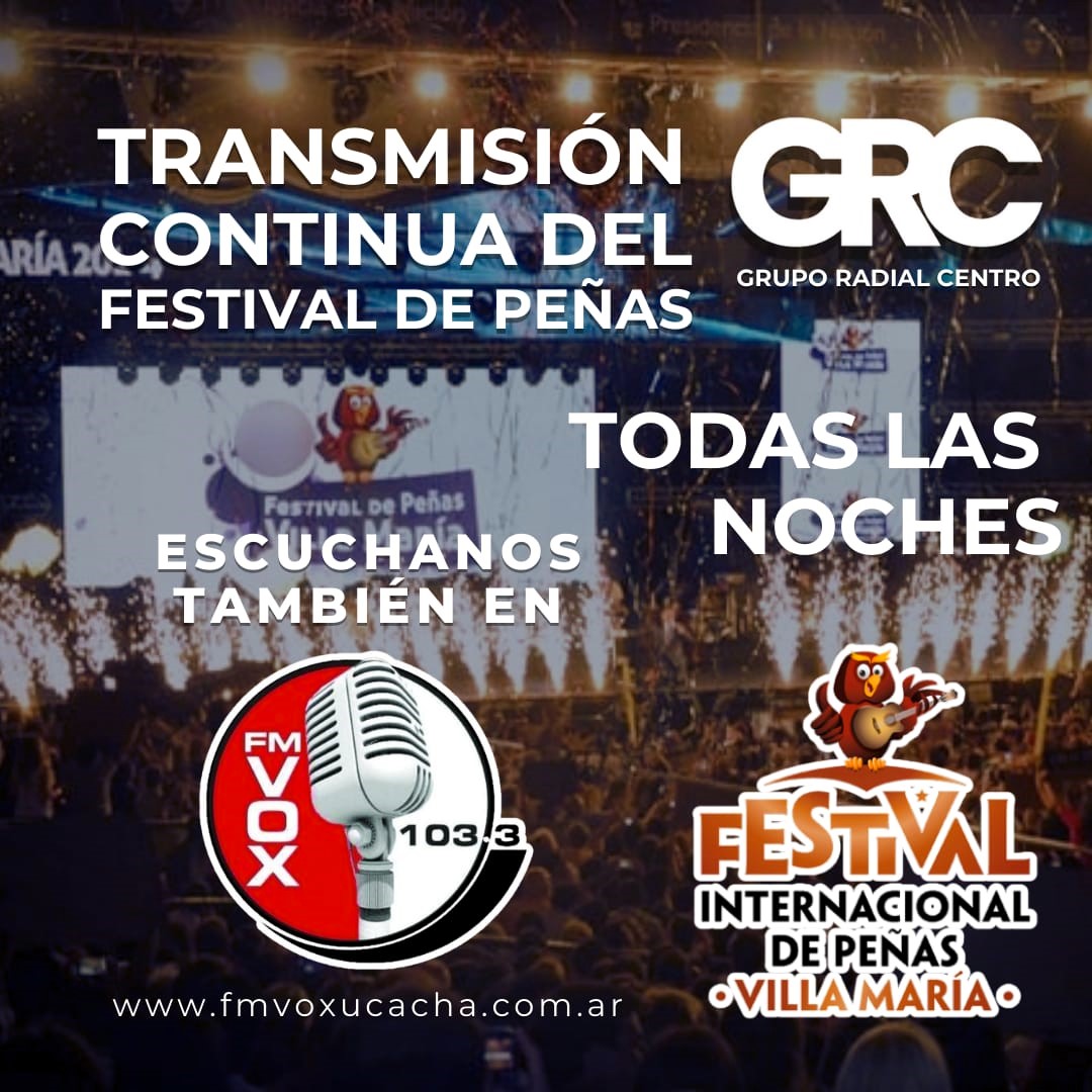 Festival Peñas 2024 por FM VOX Ucacha