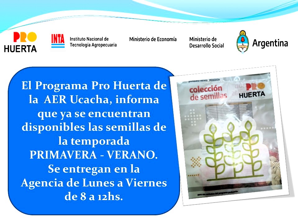 ProHuerta semillas