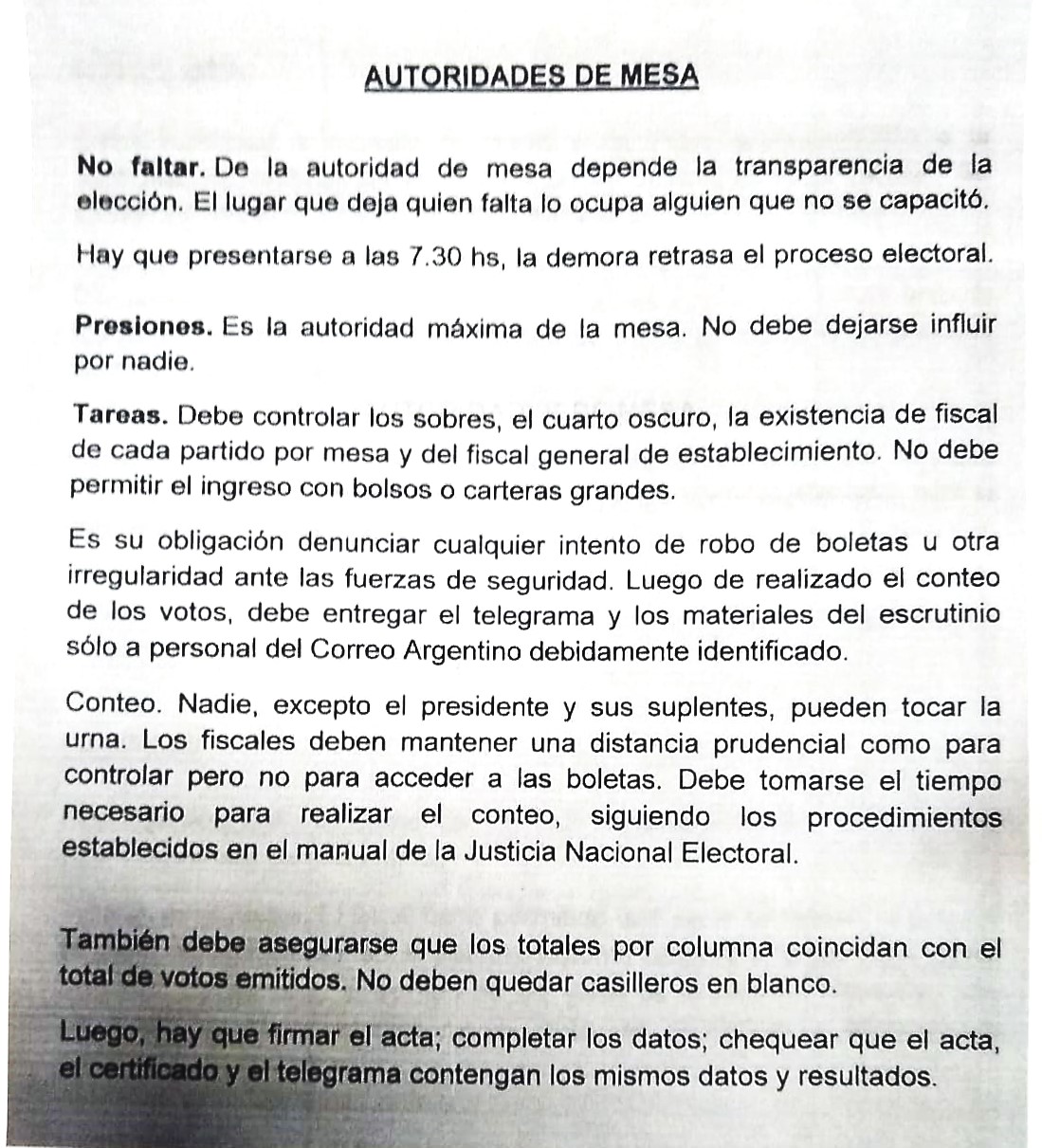 autoridades mesa RECOMENDACIONES